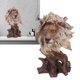 thumbnail image 4 of Esculturas De Animales, Adorno De Escritorio Exquisita Hermosa Resina Artística Simple Para Regalos Para Decoración Para El Hogar Para La Oficina Octpeak León 27,5x17x10cm, 4 of 8