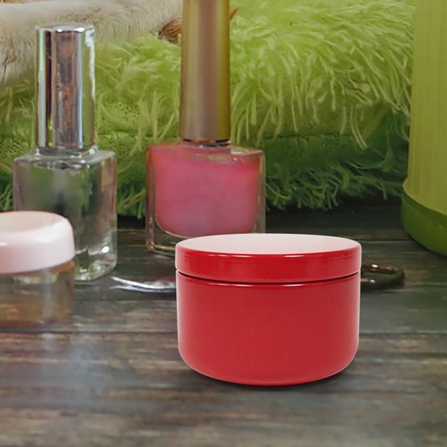 Fiudx Frascos de Aluminio, Lata de Almacenamiento Portátil de 50 Ml, Lata Reutilizable para Cosméticos, Diseño Ligero y Duradero, Ideal para Cremas o Proyectos de Bricolaje, Ideal para Viajes, Opción