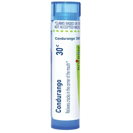 Boiron Condurango 30C, Homeopathic Medicine for Cracks In The Corner Of The Mouth, 80 Pellets