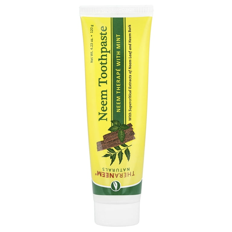 Organix South TheraNeem Toothpaste, Mint, Fluoride Free, Vegan