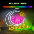 thumbnail image 4 of UPONRAY Mosque Neon Signs, 15.7"*12.8" Dimmable & USB-Powered LED Neon Light, Stylish Wall Decor for Ramadan, Bed Room, Living Room, Party, Bar, 4 of 10