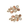 thumbnail image 2 of 1 par de pendientes coloridos de diamantes de imitación, pendientes exagerados, pendientes de gota de estilo americano, joyería para bodas y Ropa, zapatos y accesorios Miscelánea champán Jumpingount AP017535-02, 2 of 6