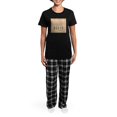 thumbnail image 4 of CafePress - Retired Teacher INSPIRE PILL Women's Dark Pajamas - Women's Short Sleeve Print T-Shirt and Pants Dark Cotton Pajama Set, 4 of 7