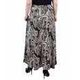 thumbnail image 3 of NY Collection Women's Plus Size Maxi Skirt With Sash Waist Tie, 3 of 4