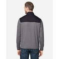 thumbnail image 3 of CORE365 CE74 Men's Venture Heathered Stripe Hybrid Jacket-BLACK/ WHITE-4XL, 3 of 6