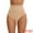 Beige, variant on Unique Bargains Women's Tummy Control High Waist Shaping Panties S Black