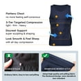 thumbnail image 7 of MANIFIQUE Gynecomastia Compression Shirts for Men, Tank Top Body Shaper, Fajas para Hombres, Slimming Undershirt, 7 of 7