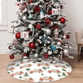 thumbnail image 5 of Sikiie Camp Van 30-48 inches {designName} Print Christmas Tree Skirt Snowman Xmas Tree Skirt with Edge Christmas Decorations for Holiday Party36", 5 of 7