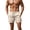 Beige, variant on Migroa Mens Swim Trunks Quick Dry Beach Relaxed Fit Comfort Shorts with Pockets Pull on Soft Lounge Drawstring Sweatpant Beige L