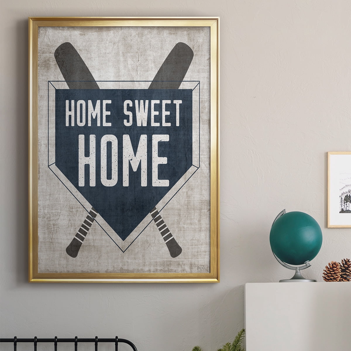 Home Sweet Home Base Premium Framed Print - Ready to Hang