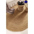 thumbnail image 4 of MDS Hand Woven Jute Area Rug 2x8 feet - Natural Burlap Braided Reversible Oval Rugs for Home Decor, Living Room, Kitchen, Entryway Rug, Rustic, Natural Look Rug -Farmhouse (2'x8'), 4 of 6