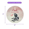 thumbnail image 5 of Every Fart is Love Note Great Dane Guilty Face Happy Valentine's Ceramic Round Ornament Danes Dog Lover Gifts Home Tree Decor - 01016, 5 of 5