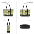 thumbnail image 6 of FORMRS Canvas Laptop Tote Bag for Women with 15.6" Computer Compartments Shoulder Handbag, Colorful Martini, 6 of 7