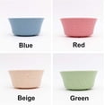 thumbnail image 2 of YOPTOP Wheat Straw Fiber Bowl, Eco-Friendly Premium Mini Lightweight Child Bowls, Thick Soup Bowl, Baby Feeding Bowls, Wheat Straw Dinnerware Sets Dishwasher Safe for Family Kids Elderly Young, 4PCS, 2 of 7