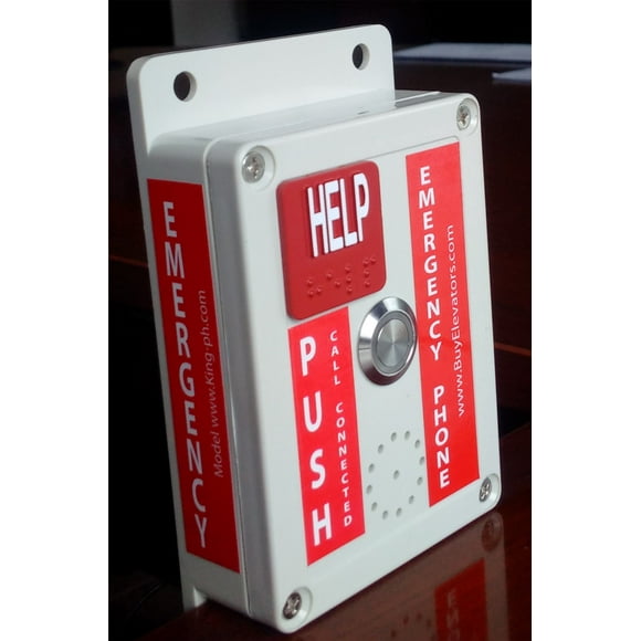 Téléphone de Sécurité, Urgence KING ADA phone, IP61 Étanche (Pool phone, Elevator phone, garages, Collèges, parkings, Sécurité, Guichet Automatique, Stades,).