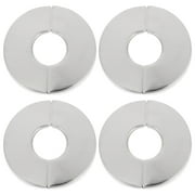 4 Pcs Pipe Decorative Covers Pipe Stainless Steel Round Escutcheon Plates