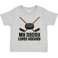 thumbnail image 3 of Inktastic Daddy Loves Hockey Sports Boys or Girls Toddler T-Shirt, 3 of 5