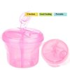 KelaJuan 3 Compartments Portable Baby Milk Powder Dispenser Bottles
