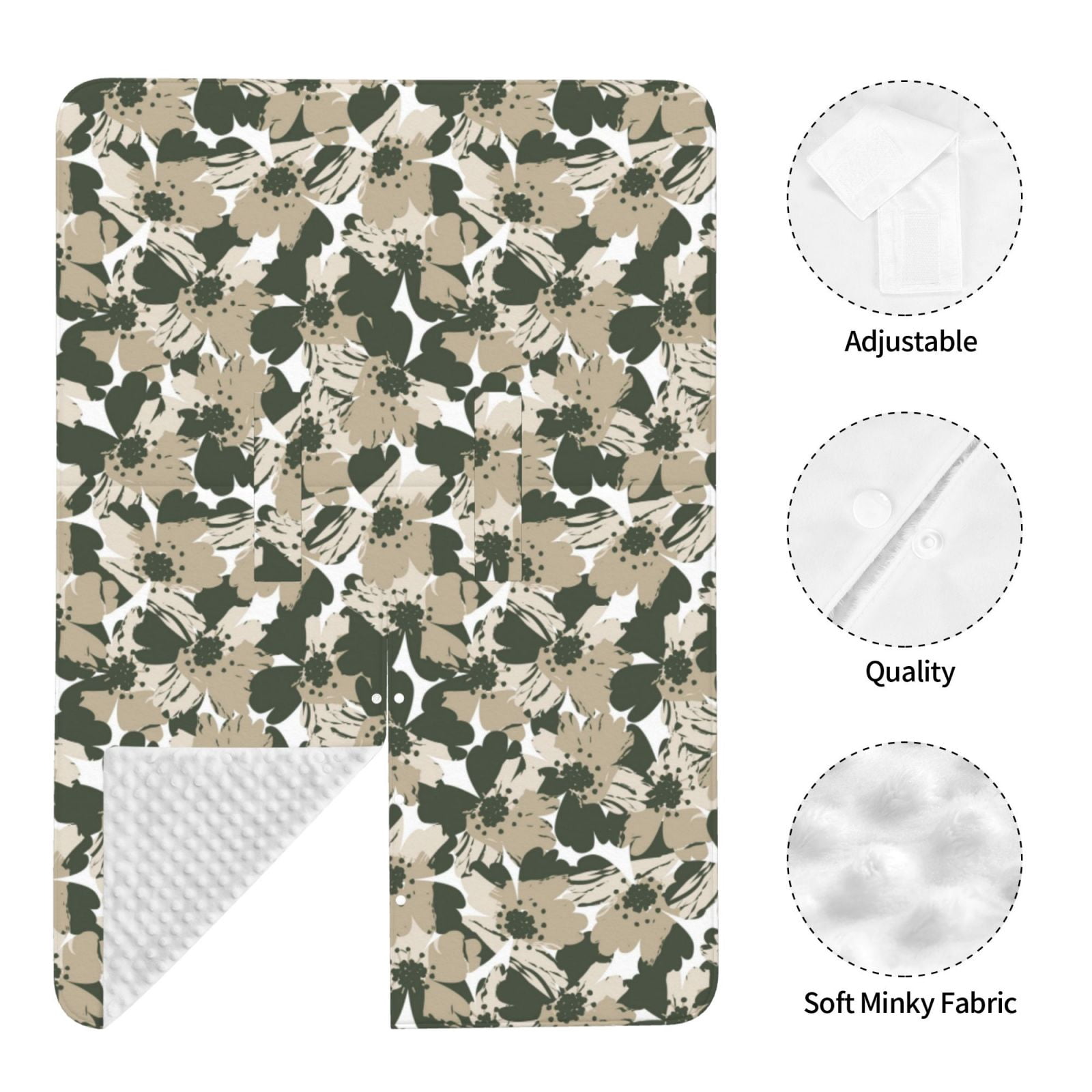 Car Seat Cover Baby - Flower Camouflage Breathable Infant Car Seat Cover for Baby Carseat, Lightweight Comfort Baby Essentials Must Haves Newborn Stuff for Girl Boy