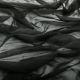 thumbnail image 3 of Nanshing Bea Semi-Sheer Rod Pocket Curtain Panel, Set of 2, Black, 50" x 84", 3 of 4