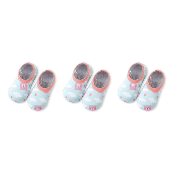 Eigraketly 1 par de zapatillas de agua para niños, suela de silicona, bonitos zapatos de natación para niños y niñas, botas subacuáticas para Type1 NO1