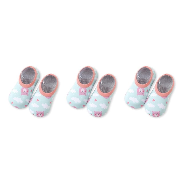 Eigraketly 1 par de zapatillas de agua para niños, suela de silicona, bonitos zapatos de natación para niños y niñas, botas subacuáticas para Type1 NO1