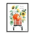 thumbnail image 2 of Stupell Industries Pick of the Patch Seasonal Autumn Plants Sunflowers Graphic Art Gray Framed Art Print Wall Art, Design by Heatherlee Chan, 2 of 5