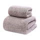 thumbnail image 2 of Set de toallas de baño de terciopelo: extragrande de 70x140 cm, de secado rápido, ultraabsorbente, engrosado, suave gris/morado/café/blanco, duradero, sin esponjoso, paño para el hogar, 2 of 6