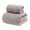 Purple, variant on Coral Fleece Towel Set 35x70in 13.8x29.5in Thick Bath Sheet & Face Towel Home Spa Bundle Face towel