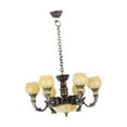 thumbnail image 4 of Candelabro de casa de muñecas Sunnimix Candelabro de 6 brazos para casa de muñecas 1/12 bronce, 4 of 8