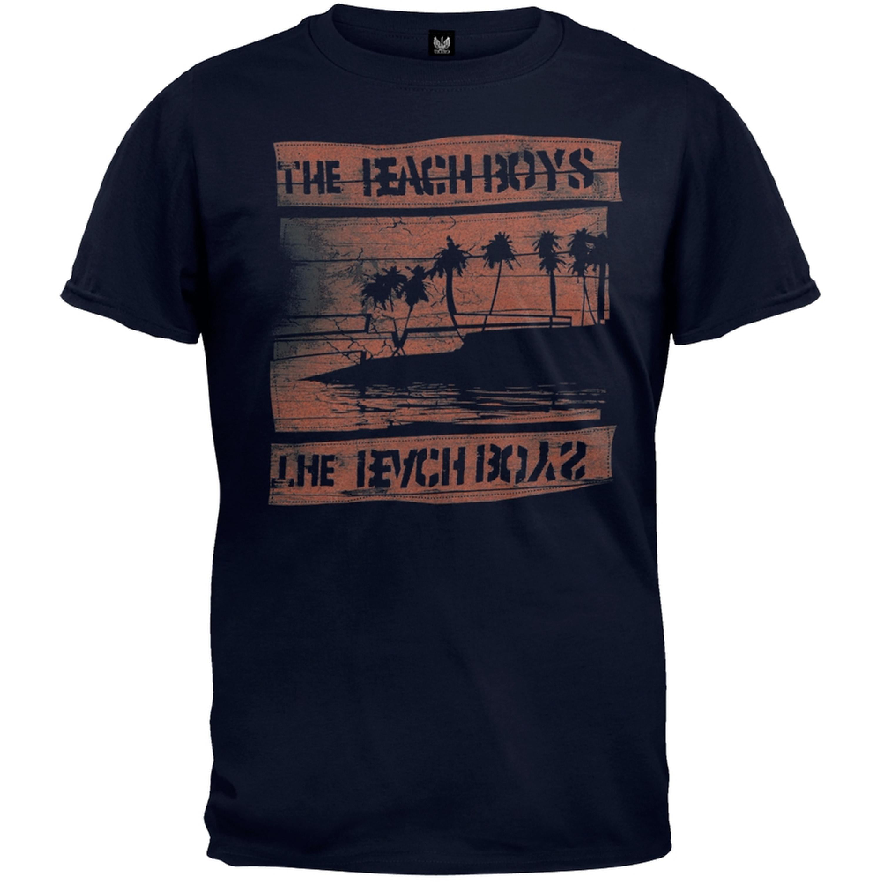 Beach Boys - Beach Boys - Night Beach Tour Soft T-Shirt - Walmart.com ...