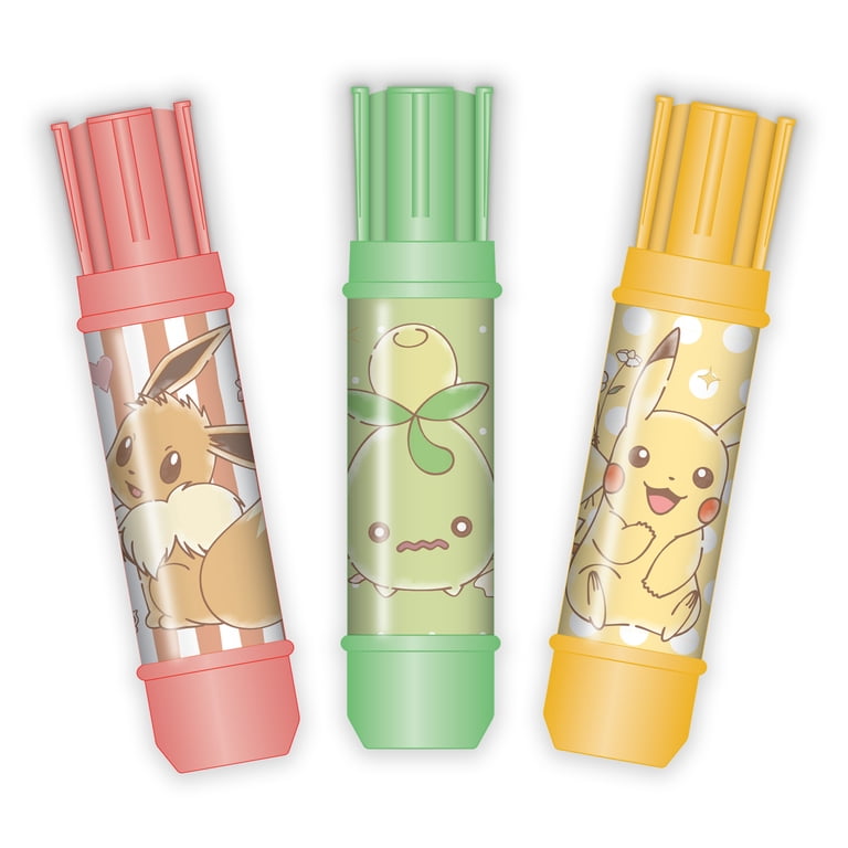 Pokemon Jumbo Chalk Set, Includes 3 Chalk Holders, Multi-Color