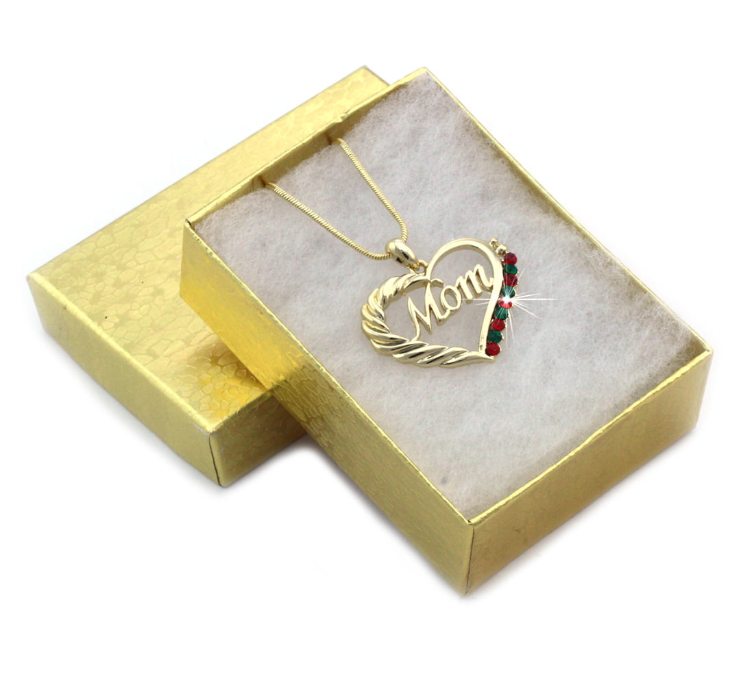 Gifts for Mom - Personalized necklace - Letter to Mom with Heart Neckl –  Elitegiftshop