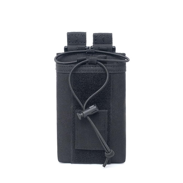 Estuche para radio, funda para radio Molle, funda resistente para radios, bolsa para walkie talkies bidireccionales