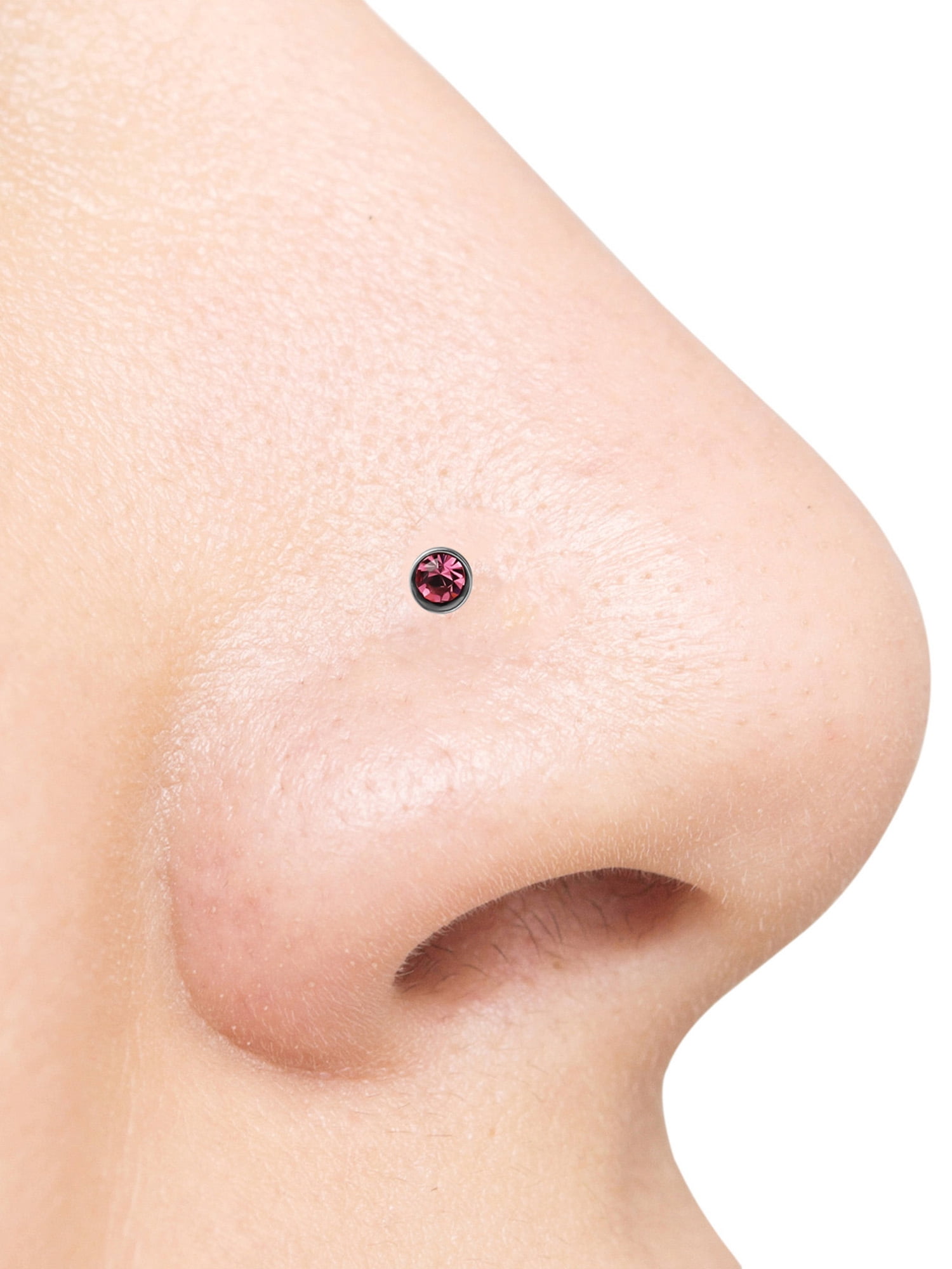 No Boundaries Women's 20G Nose Stud Multi Pack, 6-Piece Set