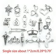 thumbnail image 4 of XISAOK 72Pcs Mixed Antique Silver Doctor Nurse Charms Stethoscope Syringe Ambulance Pendant for DIY Necklace Jewelry Making, 4 of 9