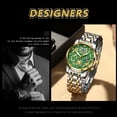 thumbnail image 2 of POEDAGAR Man Wristwatch Chronograph Date Stainless Steel Quartz Waterproof Luminous Fashion Man Watch, 2 of 10