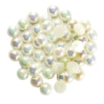 thumbnail image 2 of Flat Back Pearl,Half Pearl,Flatback Embellishment,,Card Making,Pearl Beads,Decoration,Craft Supplies, beige, 2 of 6