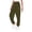 Green, variant on Women's High Waisted Joggers with Pockets Drawstring Elastic Solid Color Tapered Track Pants Stretchy Loose Fit Yoga Running Trousers