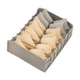 thumbnail image 1 of Fiudx Caja para Guardar Ropa Interior, Organizador de Sujetadores de 7 Rejillas, Cajón para Ropa Interior de 11 Rejillas, Compartimentos Especialmente Diseñados, Tela Resistente, Organizador de Armar, 1 of 1