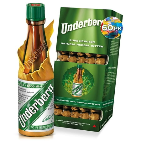 

underberg 60 bottle house bar dispenser - new for 2012