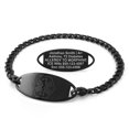 thumbnail image 1 of MedicEngraved Black Stainless Steel Custom Medical Alert Bracelet - 5mm Curb Link, 1 of 7