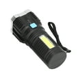 thumbnail image 4 of Linterna recargable con carga USB, luz LED COB, luz lateral, batería de 800mAh, 4 modos, linterna LED ampliamente utilizada, 4 of 5