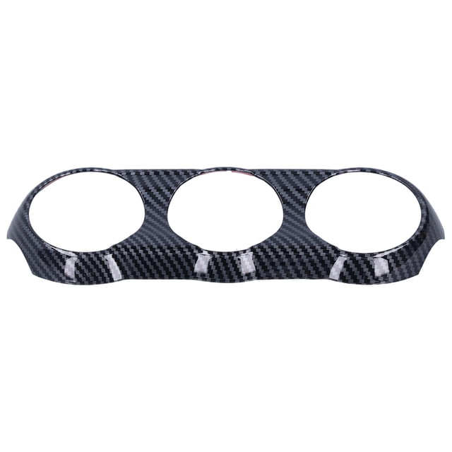 Embellecedor de interruptor de aire acondicionado Bling Bling para Mazda CX3 CX-3 2016-2018 Estilo fibra de carbono