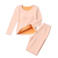 thumbnail image 4 of Tawop Women Thermal Sets Winter Scoop Neck Fleece Lined Thermal Underwear Sets Tops & Long Johns,Fall Stretchy Warm Base Layer Clothing, 4 of 9