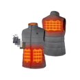 thumbnail image 2 of ORORO Men's Heated Vest with Battery, Heating Vest for Hiking Skiing Outdoors (Dark Gray,L), 2 of 12