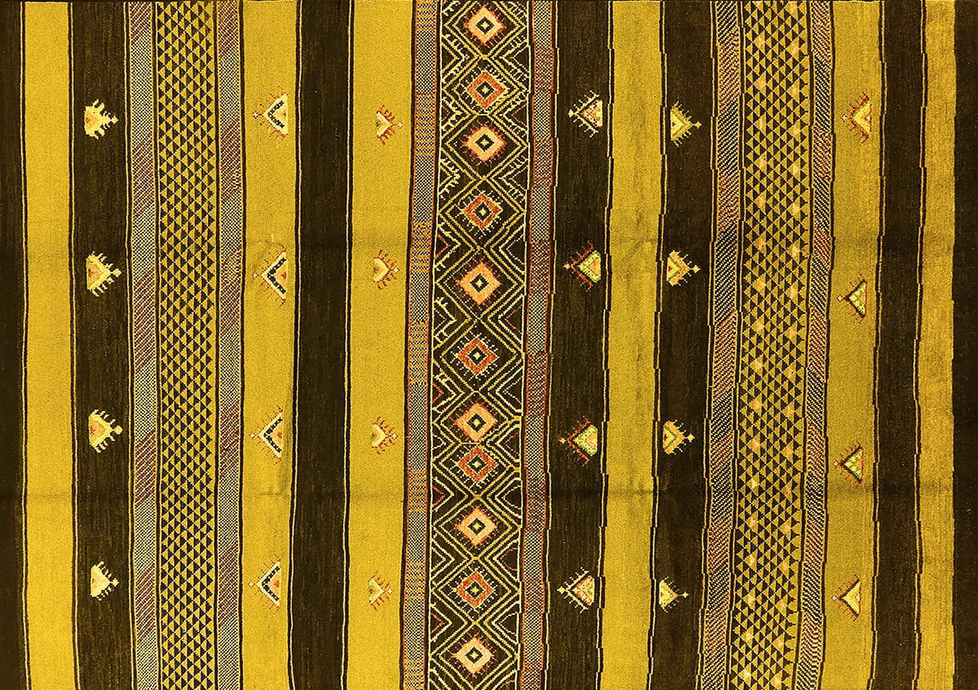 ahgly-company-machine-washable-indoor-rectangle-solid-yellow-modern