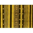 thumbnail image 1 of Ahgly Company Machine Washable Indoor Rectangle Solid Yellow Modern Area Rugs, 3' x 5', 1 of 4
