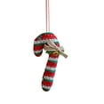 thumbnail image 1 of Festive Cartoon Fabric Candy Cane Hanging Ornament For Party, 1 of 6