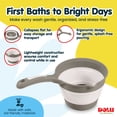 thumbnail image 5 of DOLU Foldable Bath Ladle for Compact Toddler Wash Tub, Ages 6+ Months, Grey, 5 of 5
